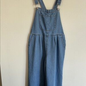 Denim Overalls Blue Women's Jumpsuit